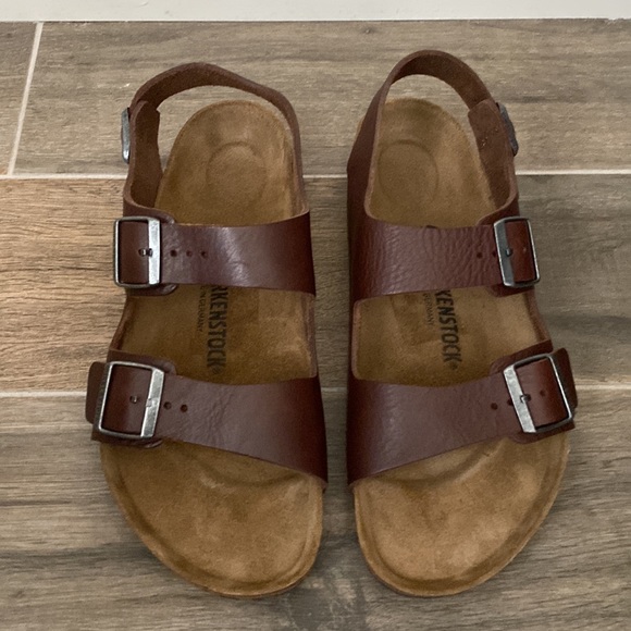 NEW Birkenstock Milano Strap Leather Sandal Size 43 / 10 main image 5